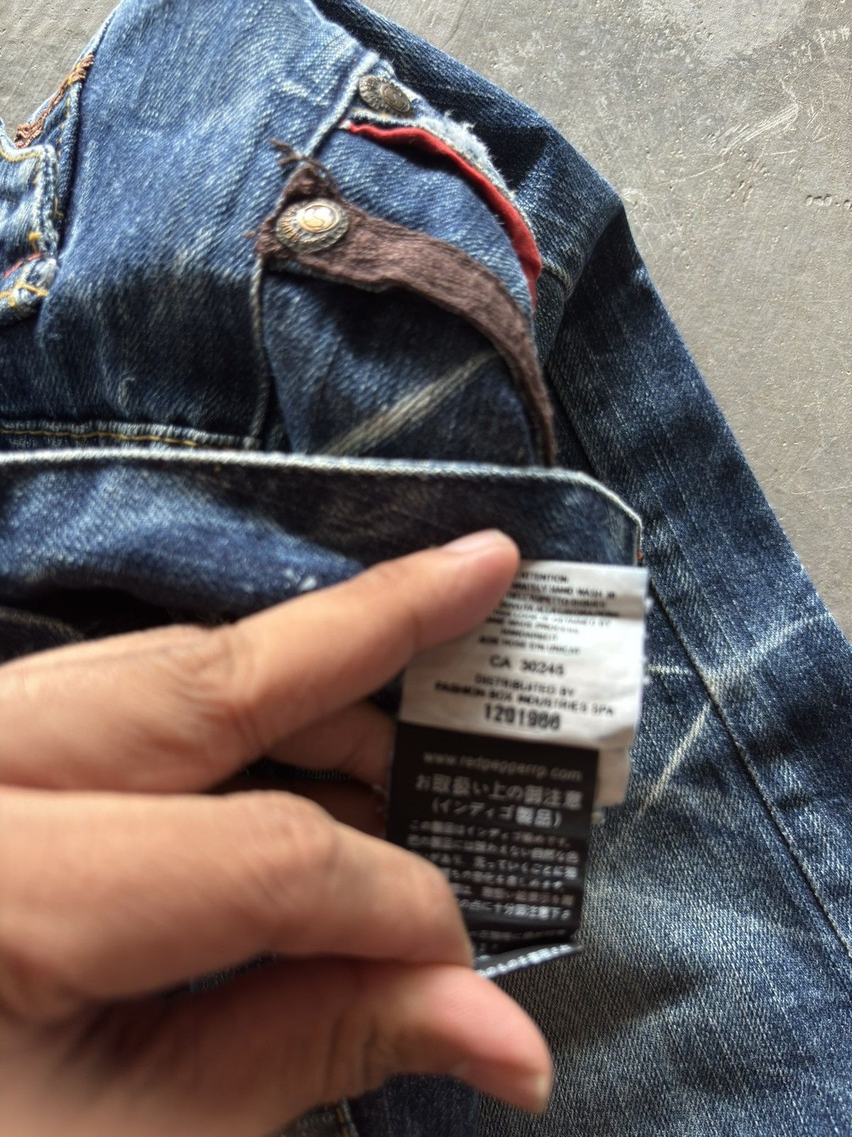 If Six Was Nine RED PEPPER super flare japanese denim washed low rise punk Size US 30 / EU 46 - 8 Thumbnail