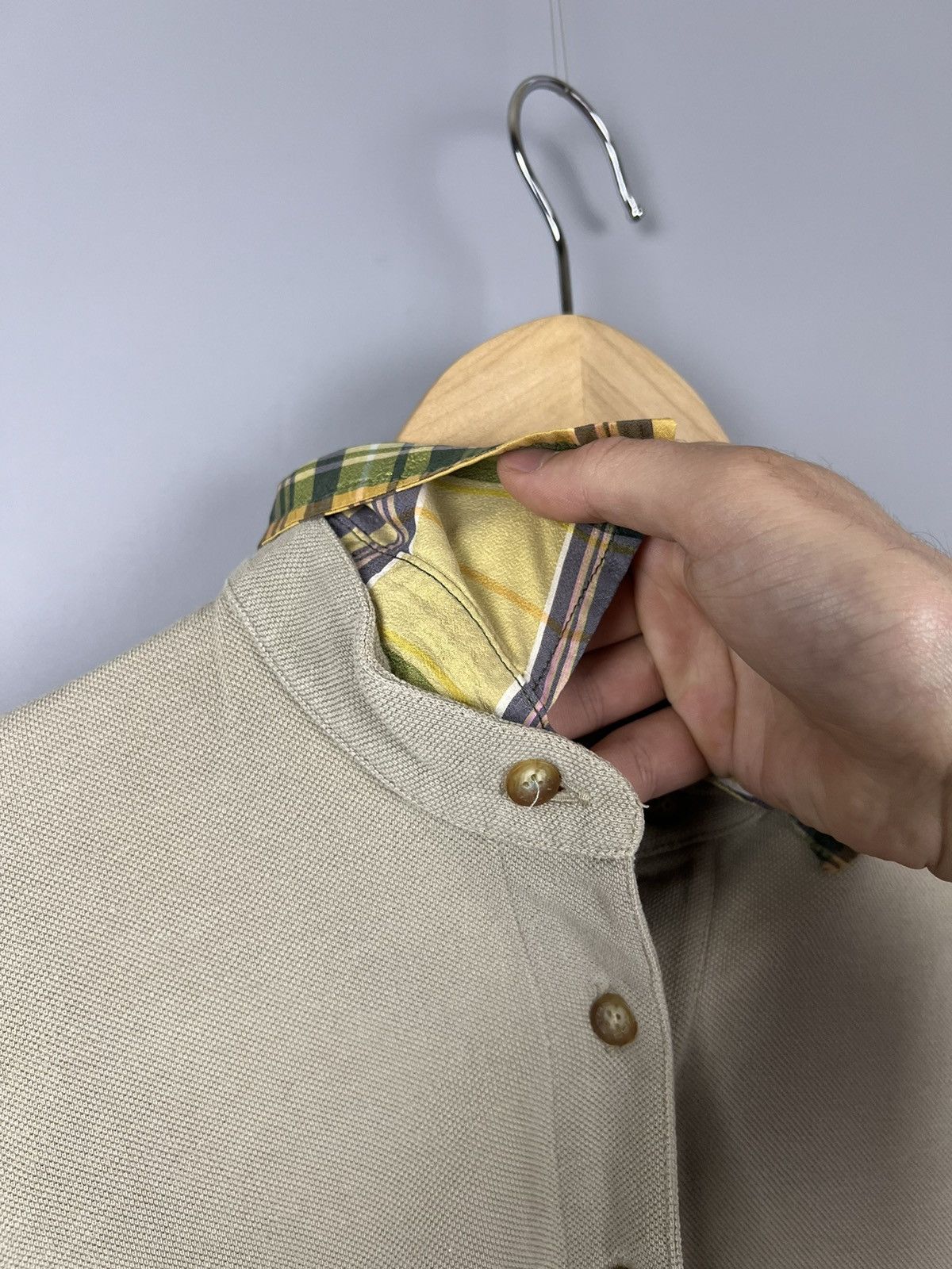Etro Etro cotton Dress / Rugby Shirt with removable collar rare Size L / US 10 / IT 46 - 4 Thumbnail