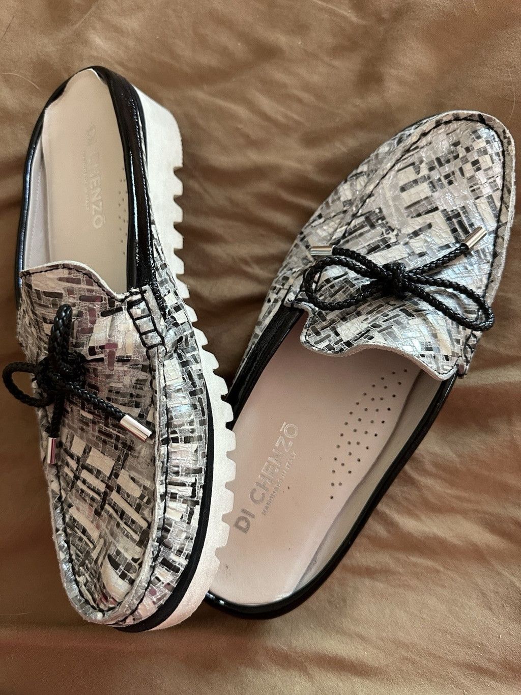 Italia Independent Di Chenzo Size 41, 10 Italy Handmade Leather Black Silver Mu Size US 11 / IT 41 - 1 Thumbnail