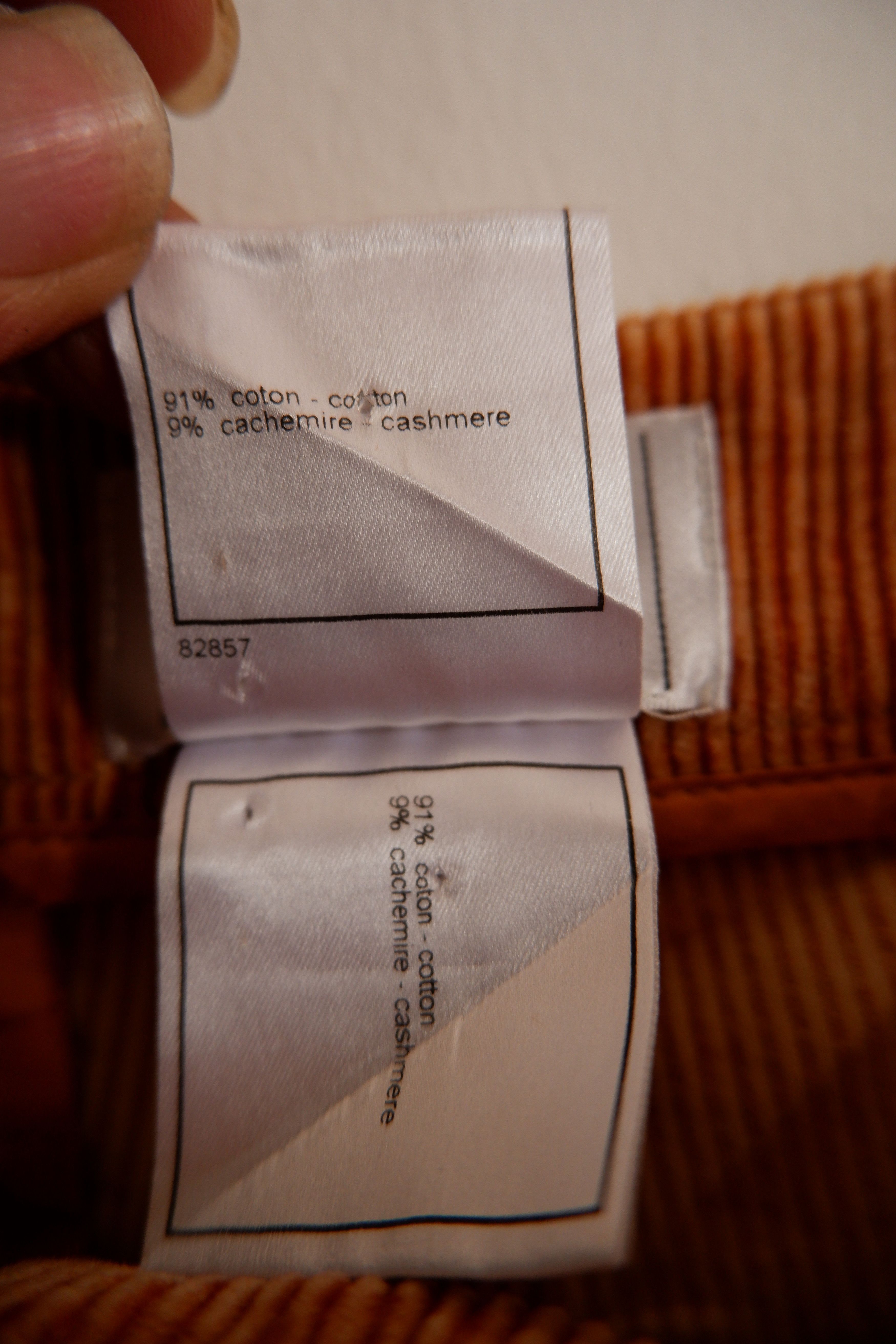 Chanel Chanel Cashmere Corduroy Pants Size 27" / US 4 / IT 40 - 4 Thumbnail
