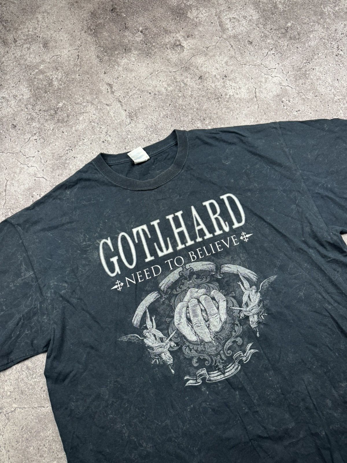 Band Tees Vintage 00’s GOTTHARD “Need To Belive” Y2K Band Tee Size US XL / EU 56 / 4 - 2 Thumbnail