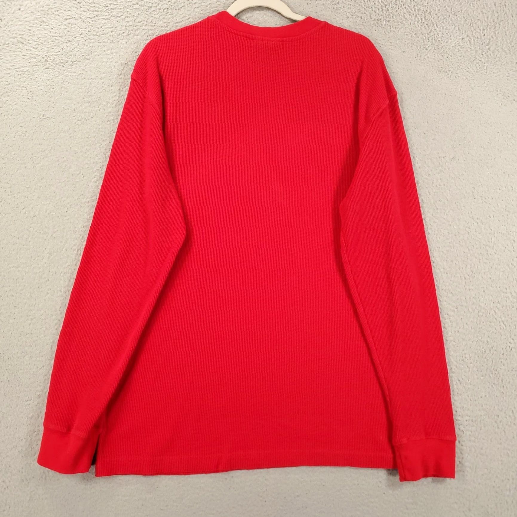 Southpole VINTAGE Southpole Shirt Mens 2XL Red Thermal Knit Crew Neck Long Sleeve Logo 90s Size US XXL / EU 58 / 5 - 7 Thumbnail