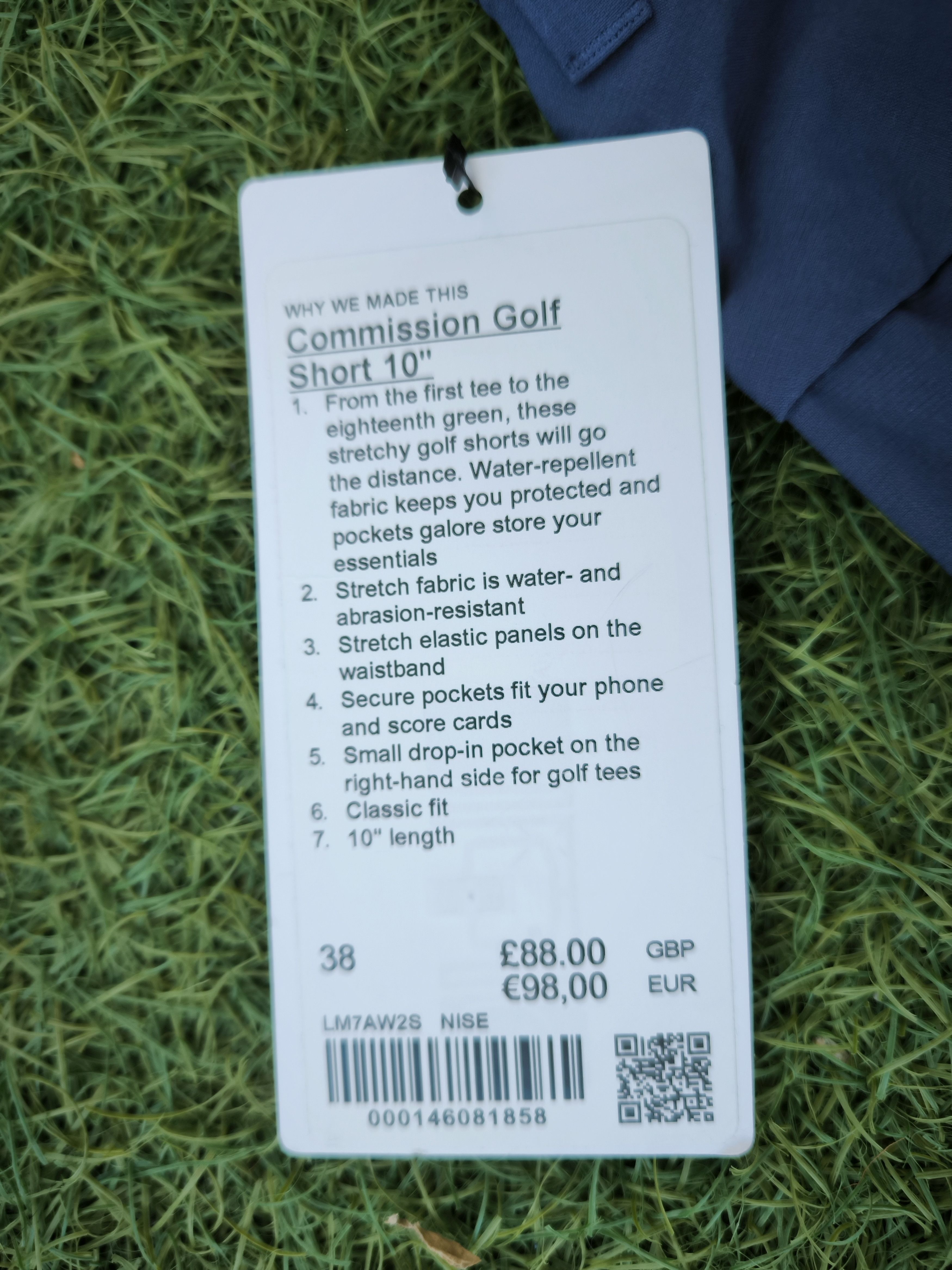 Lululemon Lululemon Commission Golf Short 10" Night Sea Size US 38 / EU 54 - 7 Thumbnail