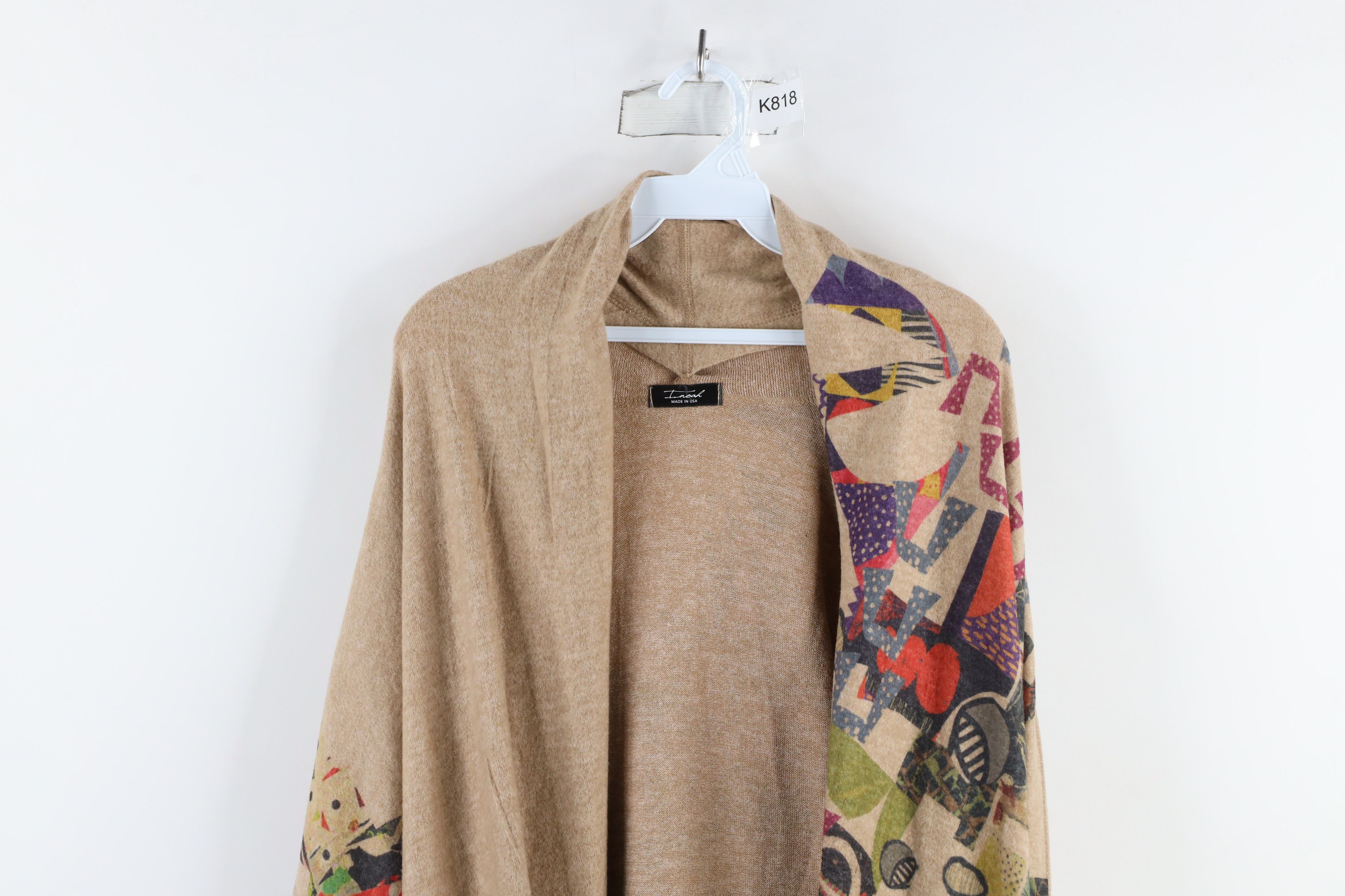 Vintage Vintage Inoah Lagenlook Knit Abstract Art Sweater USA Size ONE SIZE - 2 Thumbnail