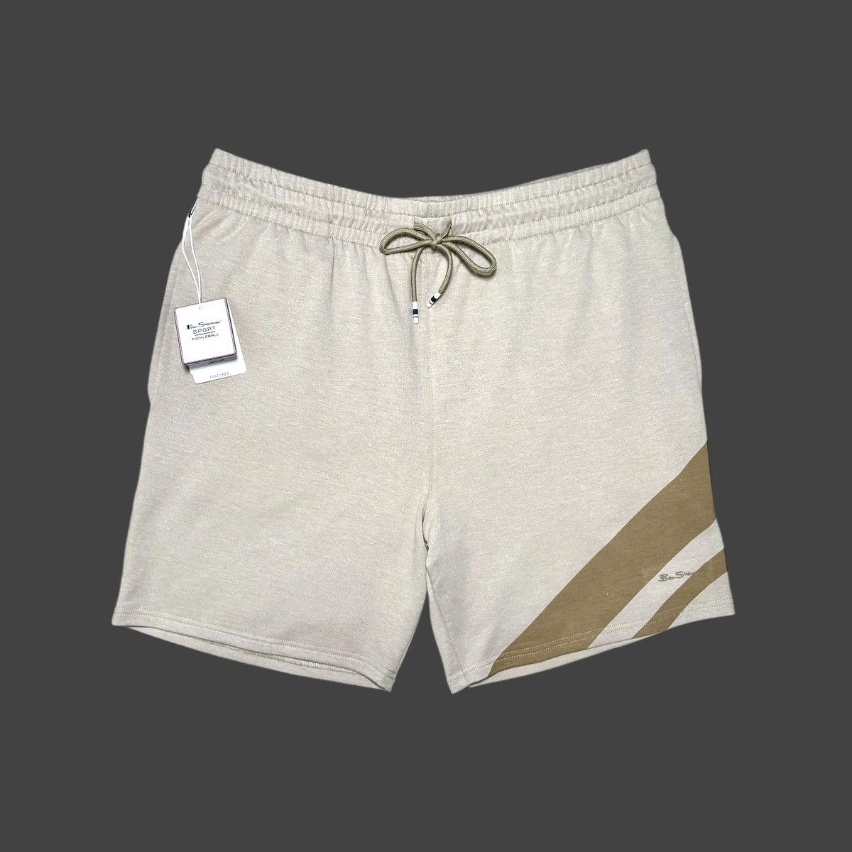 Ben Sherman Ben Sherman Sport Men’s Beige Terry Knit Comfort Shorts Sz L Size US 34 / EU 50 - 7 Thumbnail