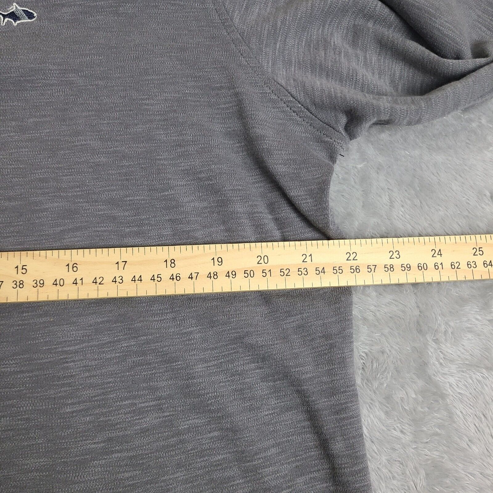 Other Men's Fish Hippie Quarter Zip Gray Performance Golf Size X-L Size US XL / EU 56 / 4 - 4 Thumbnail