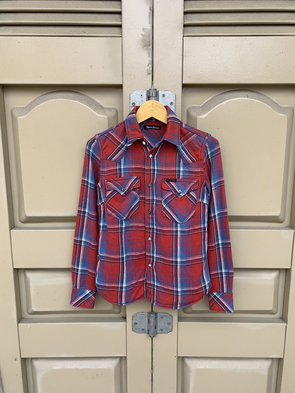 Hysteric Glamour × Japanese Brand × Vintage Vintage Histeric Glamour Flanel Size S / US 4 / IT 40 - 1 Thumbnail