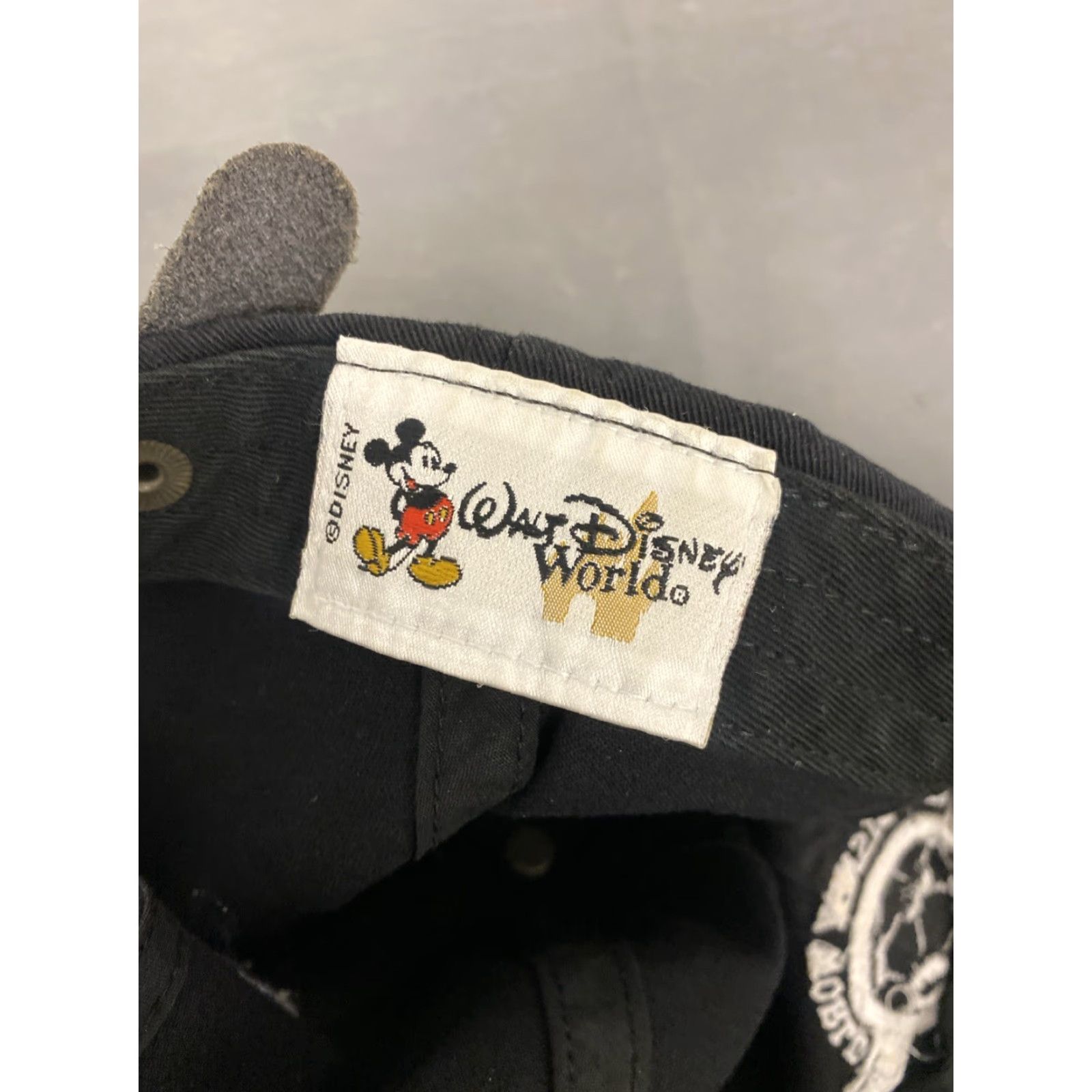 Disney VINTAGE Walt Disney World Soccer Baseball Cap Adjustable Unisex Adults Black Sports 80s Size ONE SIZE - 8 Thumbnail