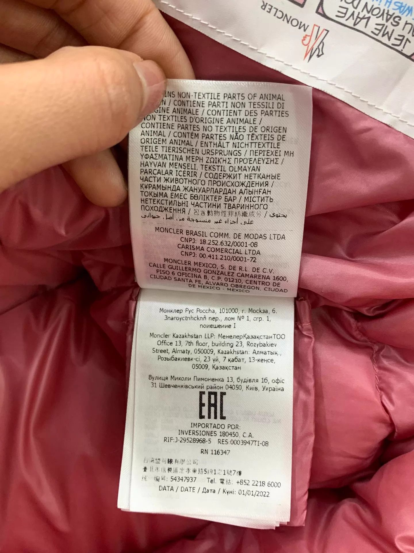 Moncler Moncler Chambon Pink Hooded Down Jacket 2 New Size XS / US 0-2 / IT 36-38 - 8 Thumbnail