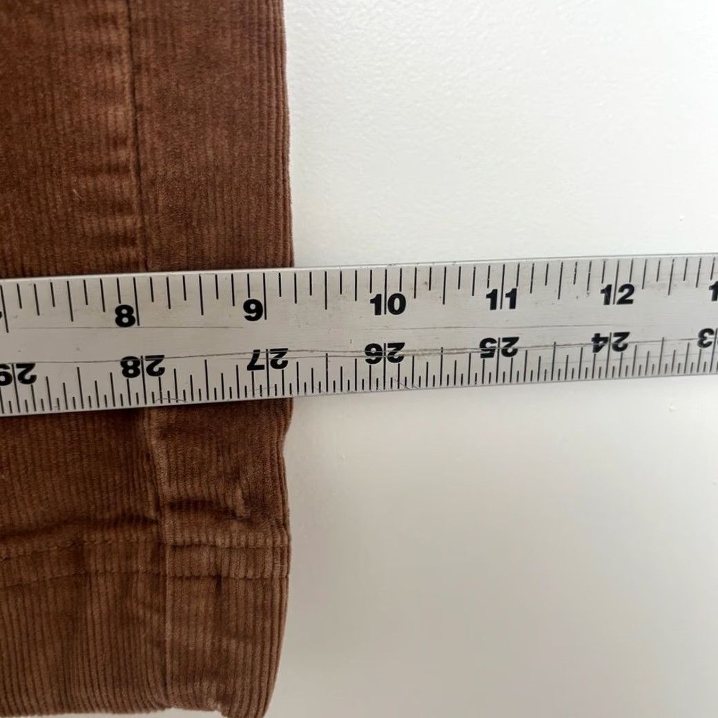 Everlane EVERLANE The Way High Drape Pant Corduroy Tan Brown Wide Leg Women's Size 12 Size 34" / US 12 / IT 48 - 7 Thumbnail