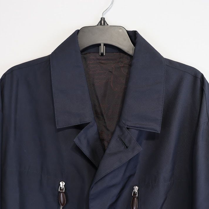 Berluti o1rshd1 Technical Travel Jacket in Cold Night Blue Size US M / EU 48-50 / 2 - 4 Thumbnail