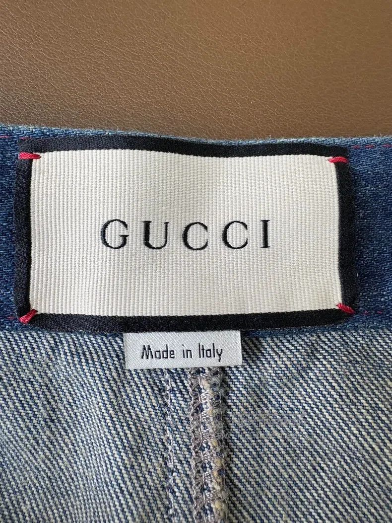 Gucci Gucci Dark blue denim double G gold buckle skirt Size 25" / US 0 / IT 36 - 6 Thumbnail