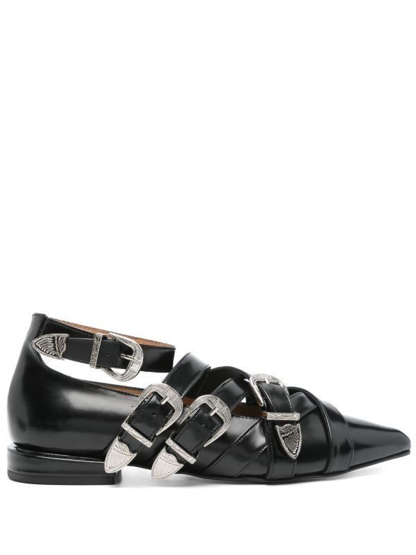 Toga Pulla Toga Pulla decorative-buckle ballet flats Size US 9 / IT 39 - 1 Thumbnail