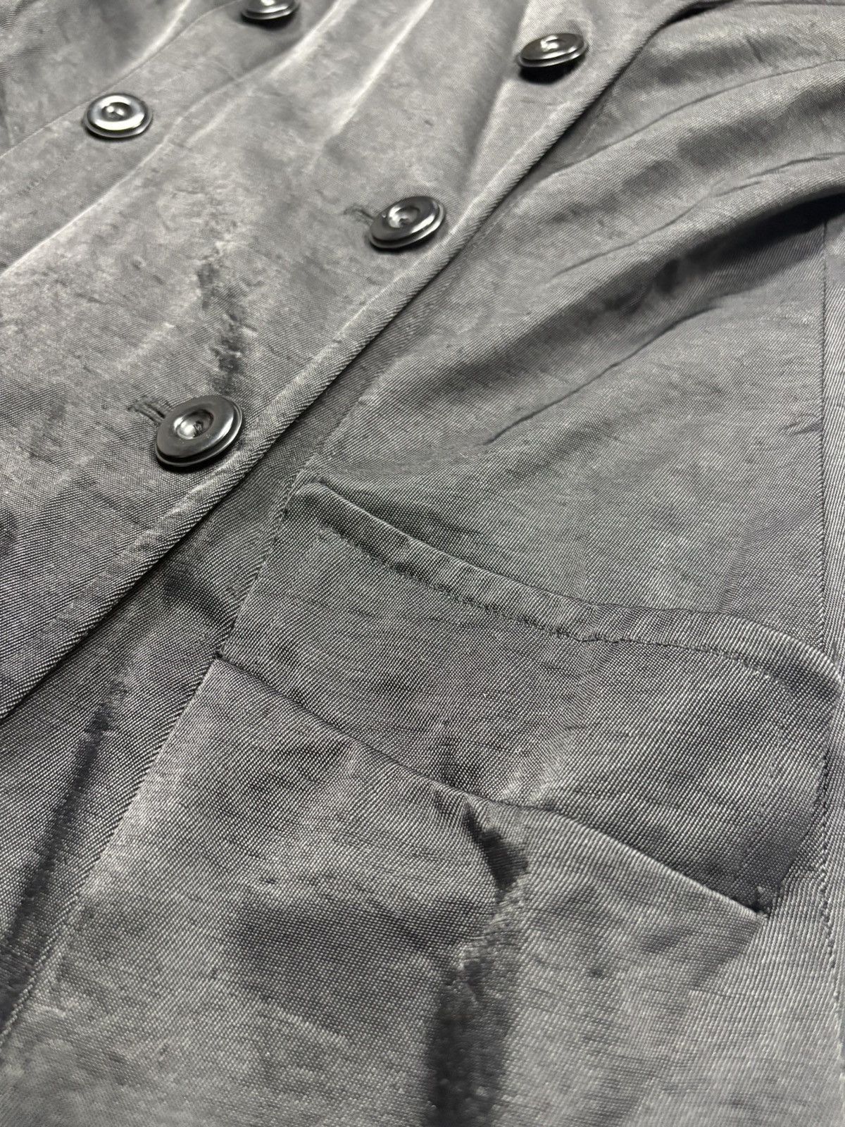 Armani Exchange Vintage 00s Armani Exchange Double Breasted Long Coat 90s Size M / US 6-8 / IT 42-44 - 5 Thumbnail