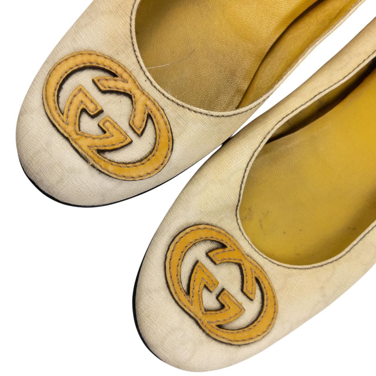 Gucci Vintage Gucci Monogram Ballet Flat Shoes Womens Size UK 7.5 Size US 7.5 / IT 37.5 - 5 Thumbnail