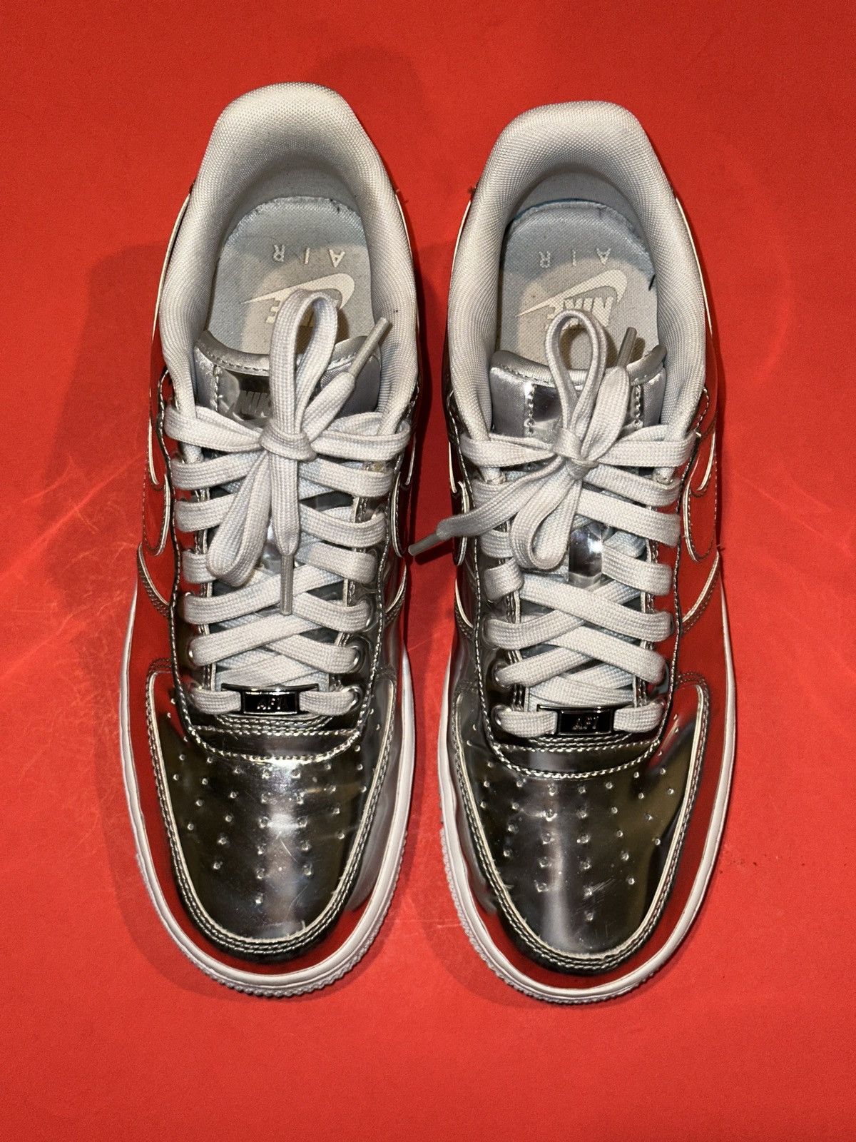 Nike Air Force Metallic Chrome Womens Size Mens