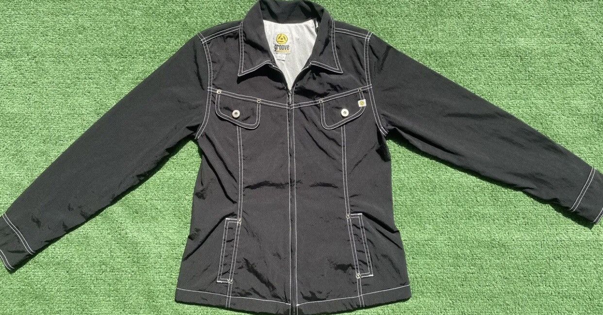 Vintage Vintage 90’s Groove Hip Hop Music Company Jacket XS Size XS / US 0-2 / IT 36-38 - 2 Thumbnail