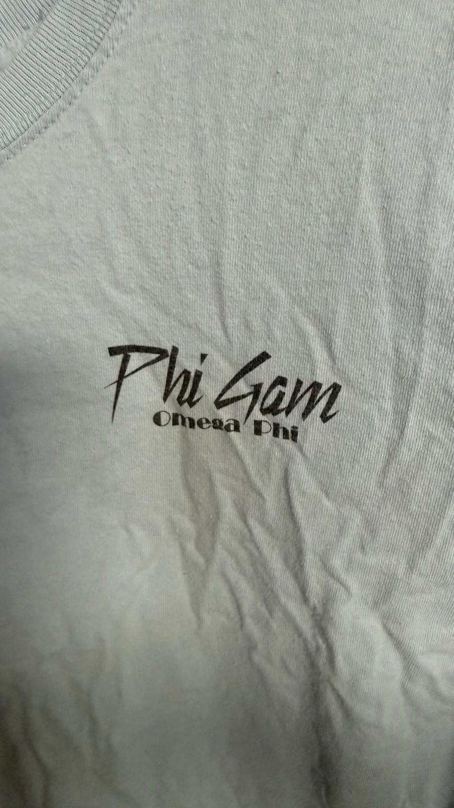 Other Omega Phi Fraternity T Shirt Blue Size L Fall Rush 2021 Size ONE SIZE - 4 Thumbnail