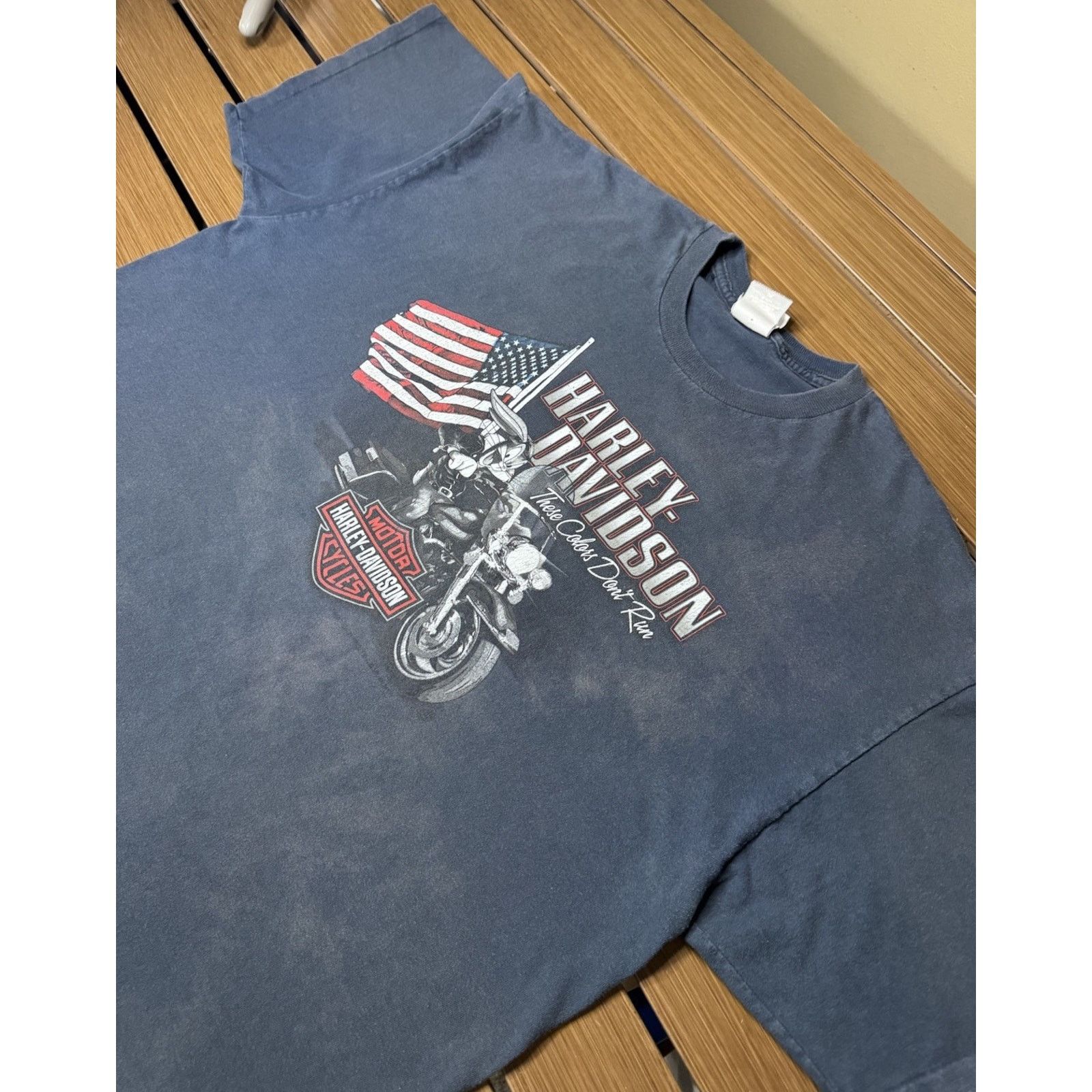 Harley Davidson Vintage Harley Davidson Looney Tunes T-Shirt Men's 2XL Size US XXL / EU 58 / 5 - 7 Thumbnail