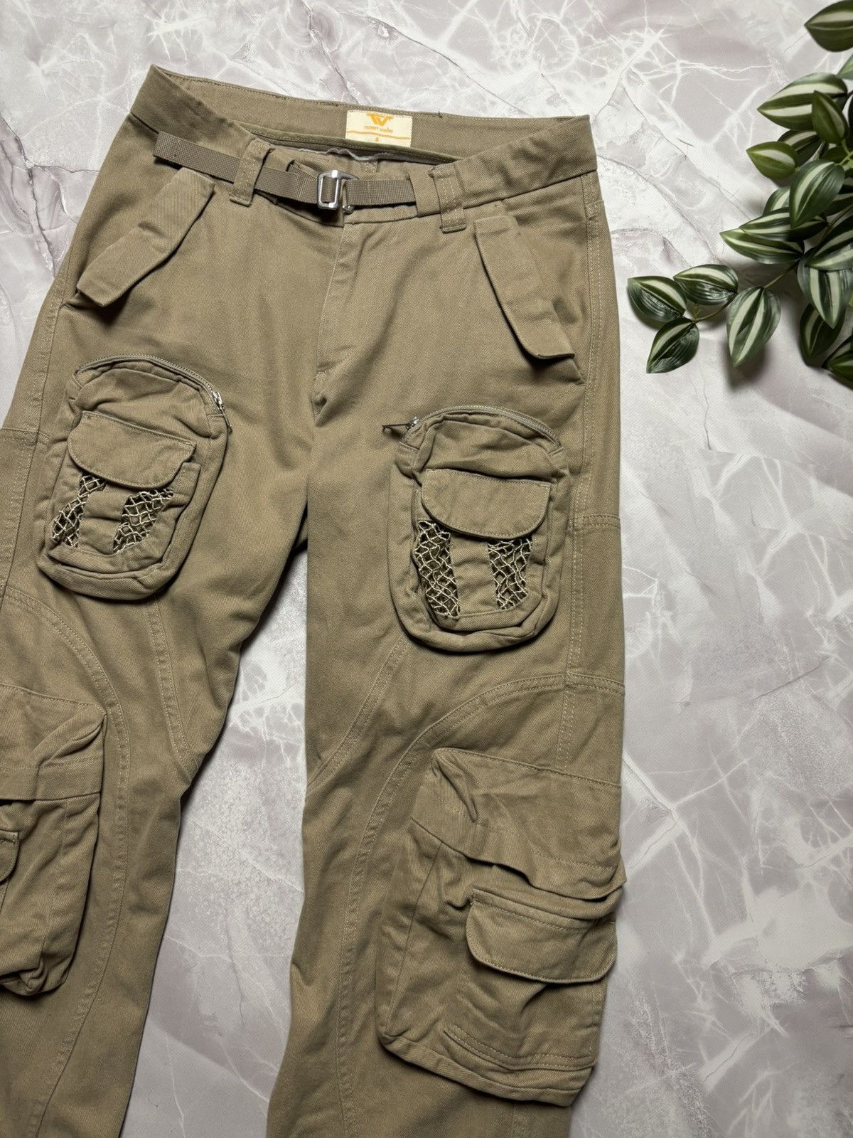 Trendt Vision Trendt Vision Sand Net Cargo Pants 2.0 Multipocket Techwear Size US 30 / EU 46 - 3 Thumbnail