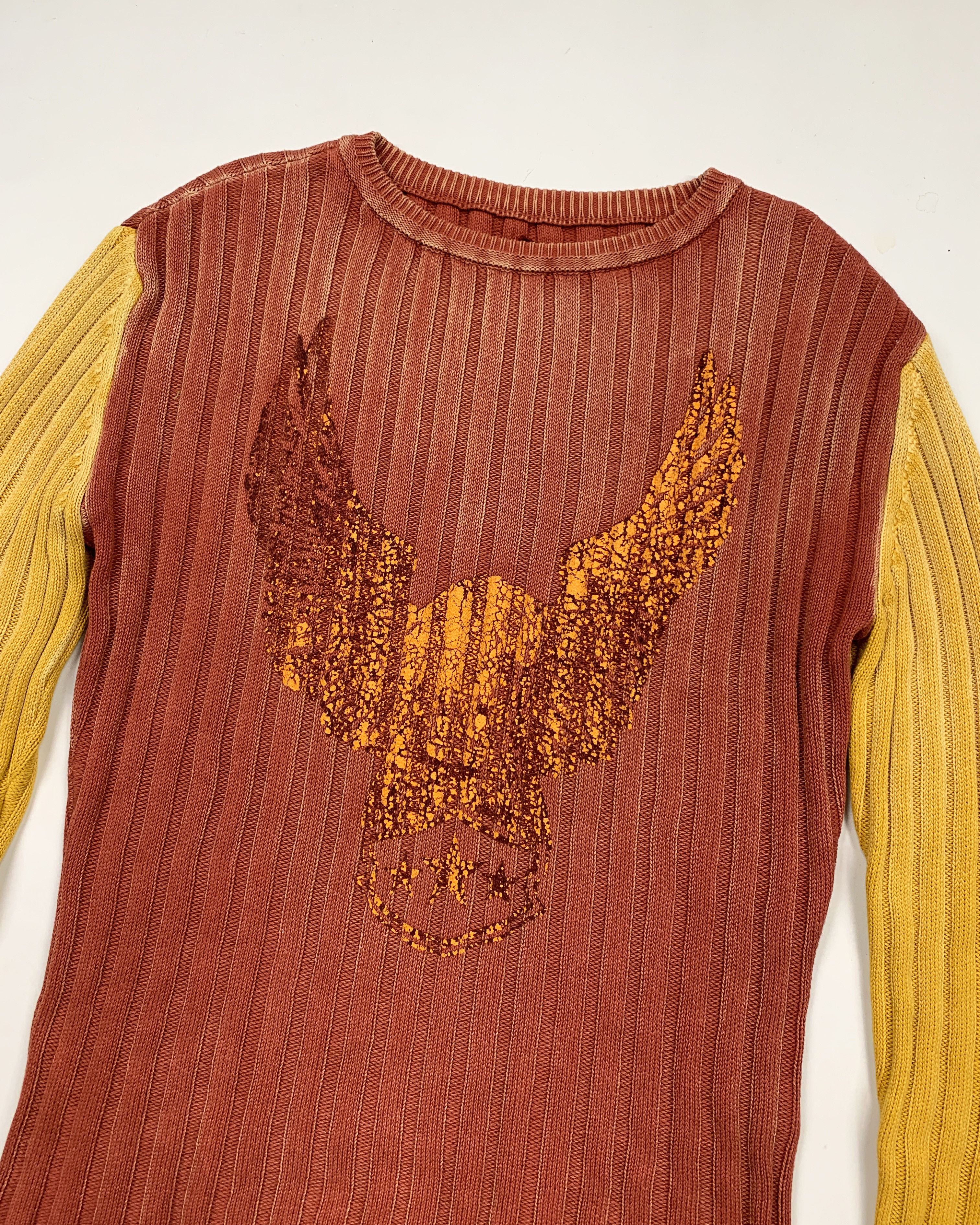 Kapital Heavy Ribbed Biker / Motorcycle Club Knit Sweater Size US L / EU 52-54 / 3 - 2 Thumbnail