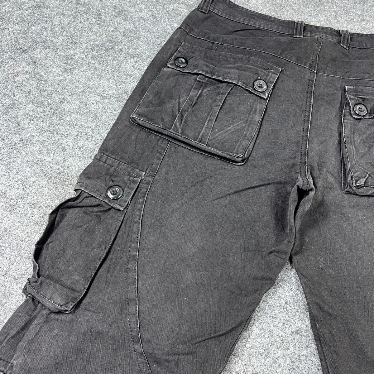 Japanese Brand Cargo Black pants Multipocket C010 Size US 34 / EU 50 - 12 Thumbnail