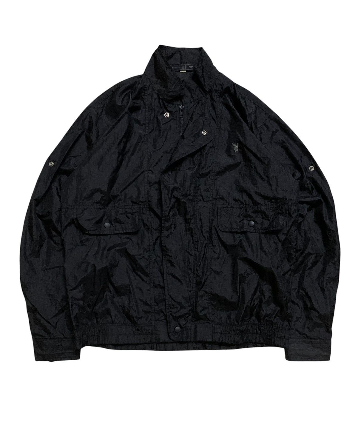 Playboy 💥Vintage Playboy Bomber Windbreaker Jacket Size US M / EU 48-50 / 2 - 1 Thumbnail
