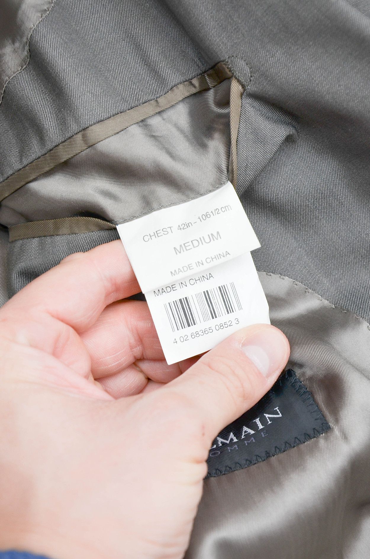 Balmain Balmain Homme Wool Suit – Size M / 42 (Made in China) Size 42R - 11 Thumbnail