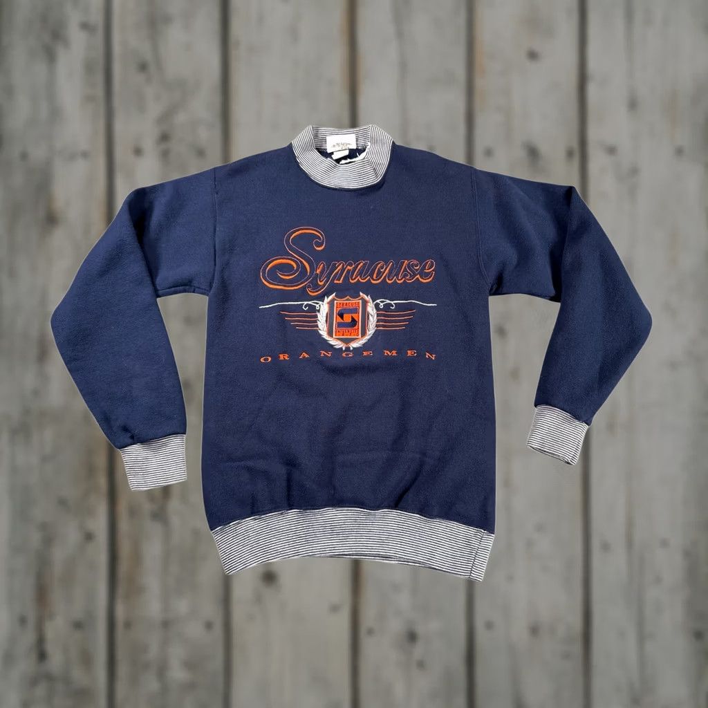 Vintage VINTAGE Team Edition Sweatshirt Mens Medium Blue Graphic Print 90s Sports Embroidered Logo, Cotton/Poly Fleece, Crew Neck, Long Sleeve Size US M / EU 48-50 / 2 - 1 Thumbnail