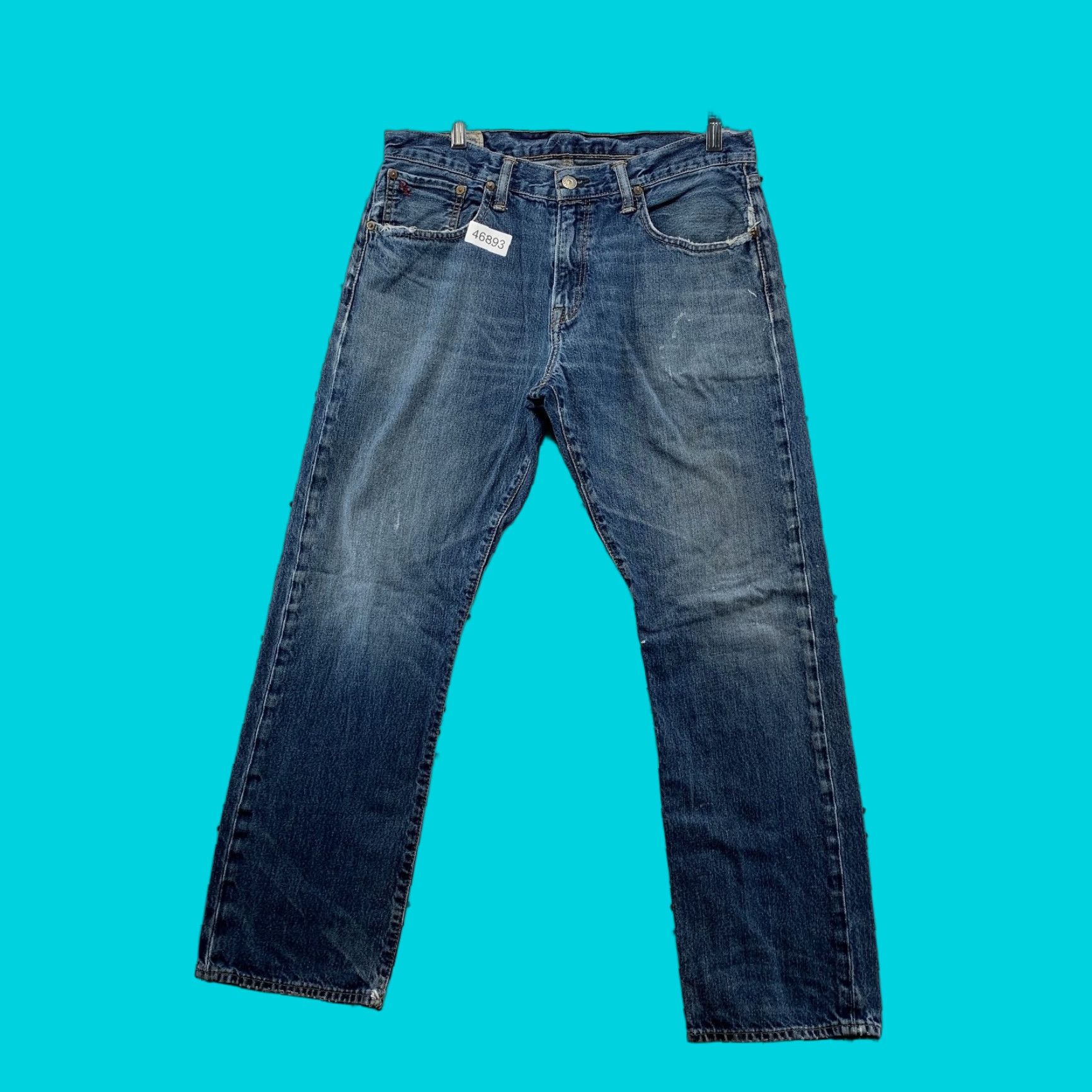 Polo Ralph Lauren Polo Ralph Lauren Jeans Mens Blue Straight Bootcut Zip 33x30 Denim 5-Pocket Dungarees Regular Fit Standard Size Mens Jeans Blue Polo Ralph Lauren Size US XS / EU 42 / 0 - 1 Thumbnail