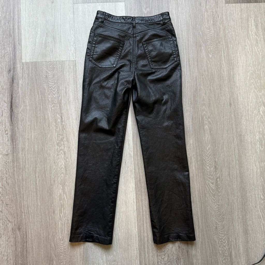 Aritzia Wilfred Black Vegan Leather Melina Trousers Size 26" / US 2 / IT 38 - 13 Thumbnail