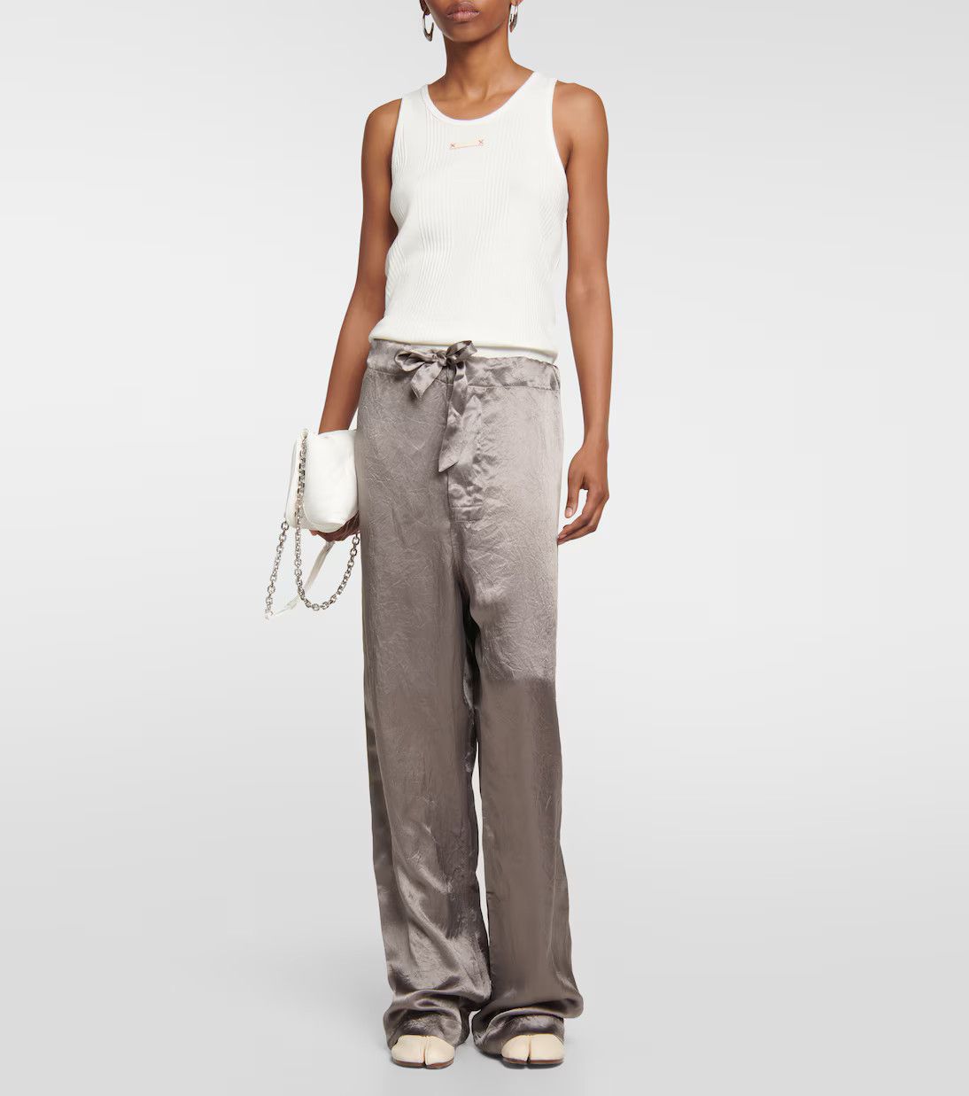 Maison Margiela o1y0625 Sweatpant in Gray Size 25" / US 0 / IT 36 - 2 Thumbnail
