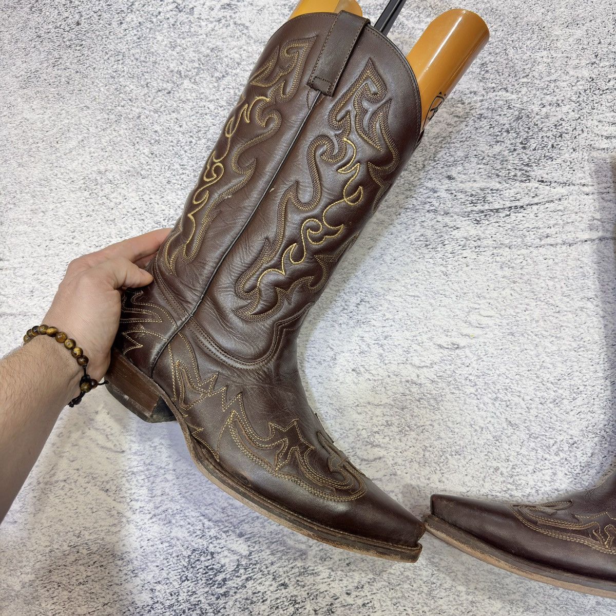 Cowboy Equipment Buffalo Welted Western Cowboy Boots US10 UK9 EU43 28cm Size US 10 / EU 43 - 3 Thumbnail