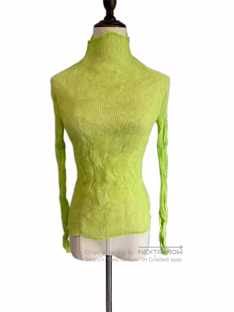 Issey Miyake Issey Miyake Wicker See-through Long-sleeve Top Size M / US 6-8 / IT 42-44 - 1 Thumbnail