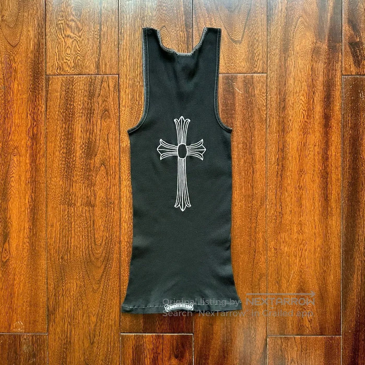 Vintage Vintage Chrome Hearts 90s Cross Tank Top. Size US S / EU 44-46 / 1 - 2 Thumbnail