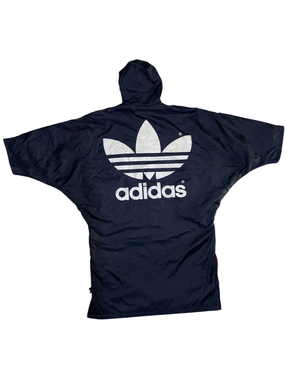 Adidas × Vintage 90s Adidas Big Logo Long Jacket Winter Size US XL / EU 56 / 4 - 3 Thumbnail