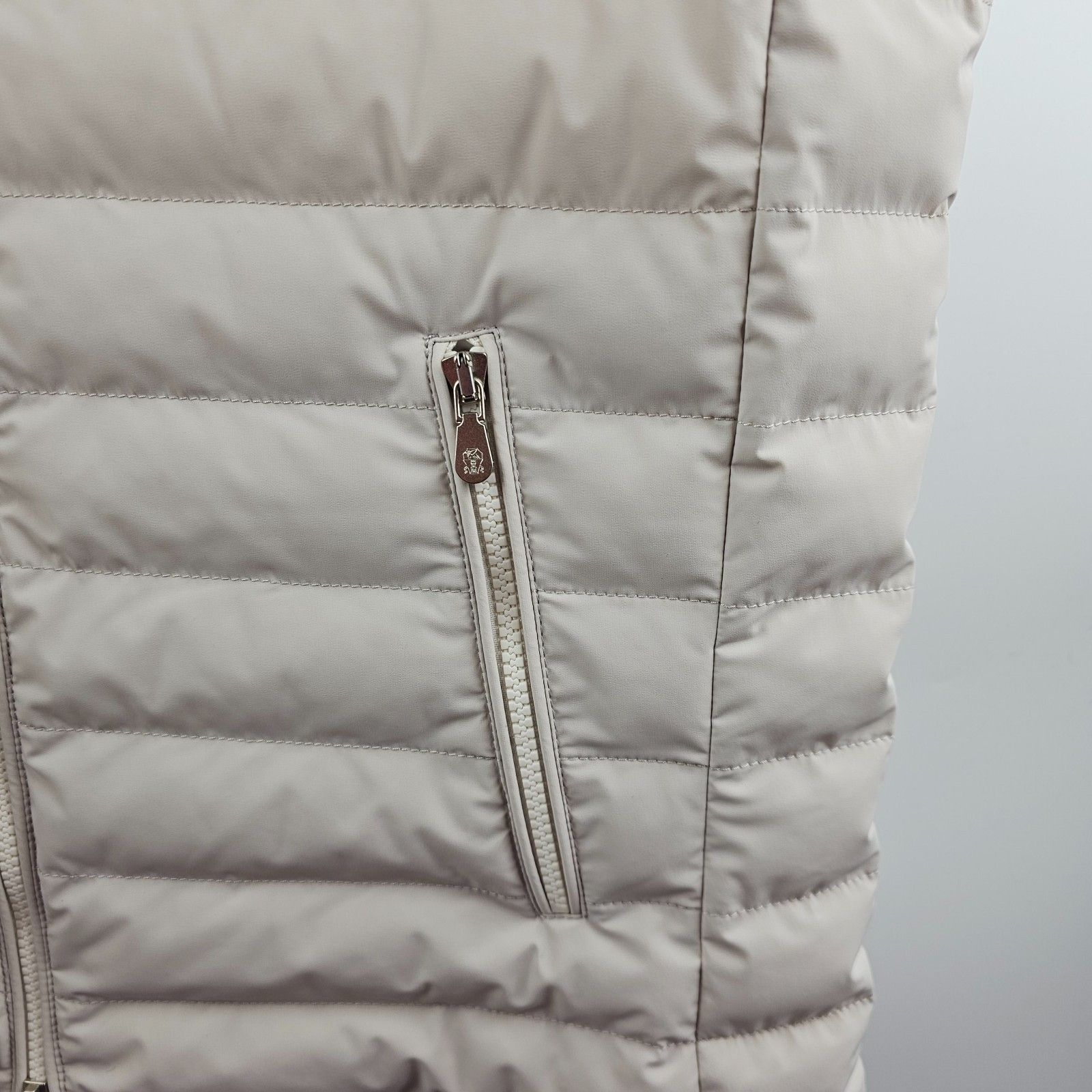 Brunello Cucinelli BRUNELLO CUCINELLI $2650 Ivory Down Vest New & Authentic Size US XXS / EU 40 - 2 Thumbnail