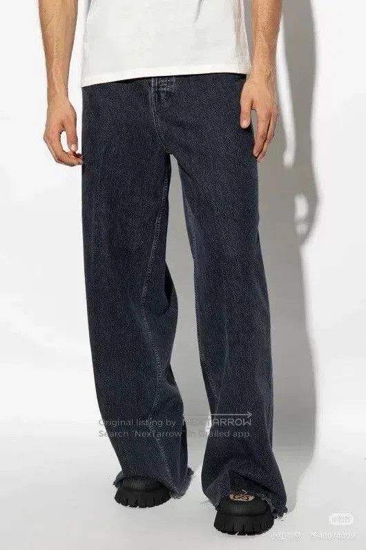 Gucci Gucci Washed Black Distressed Wide. Size 30" / US 8 / IT 44 - 6 Thumbnail