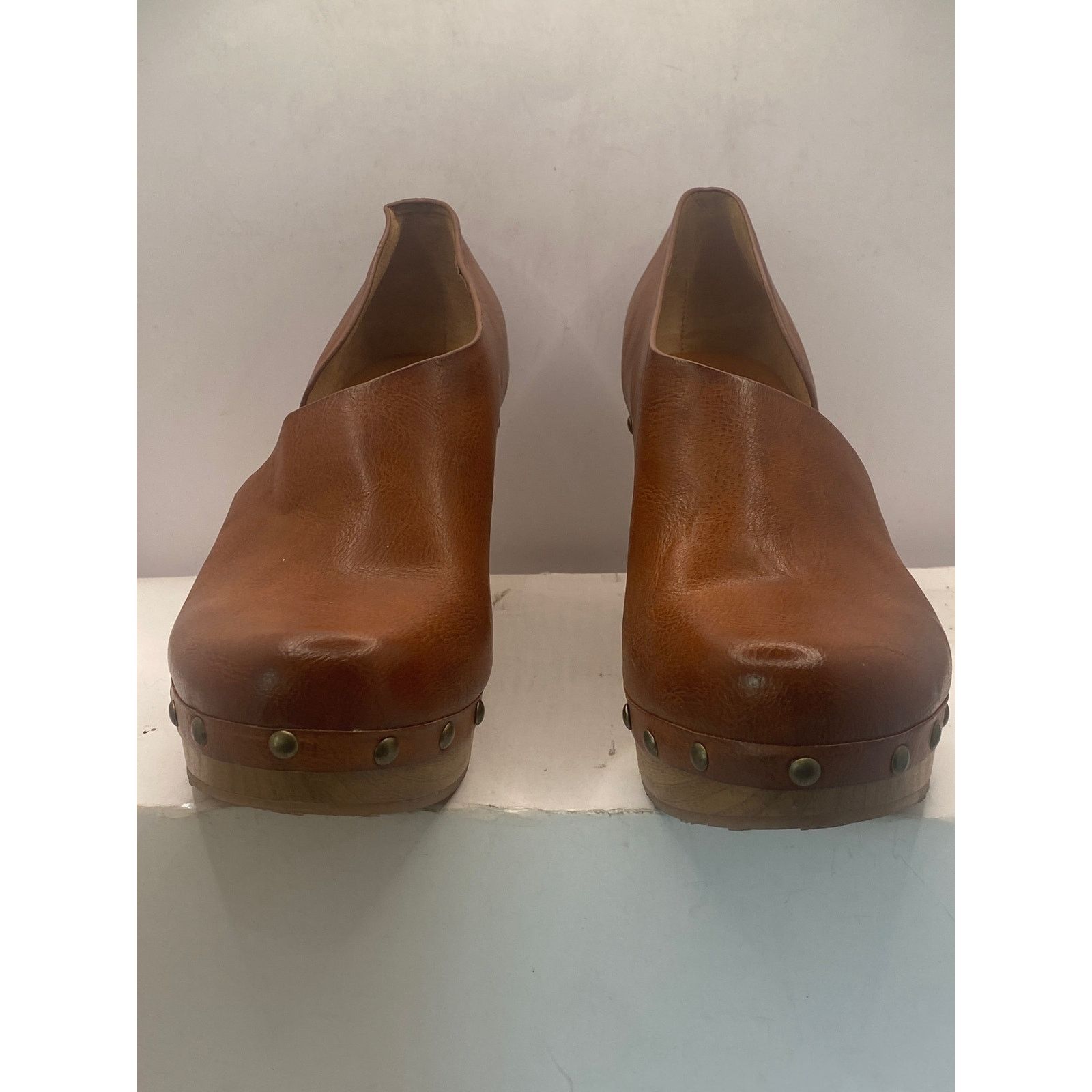 Kork-Ease Korks Tan Arielle Wood Sole d'Orsay Pump (Women), Size 7 Size US 7 / IT 37 - 2 Thumbnail