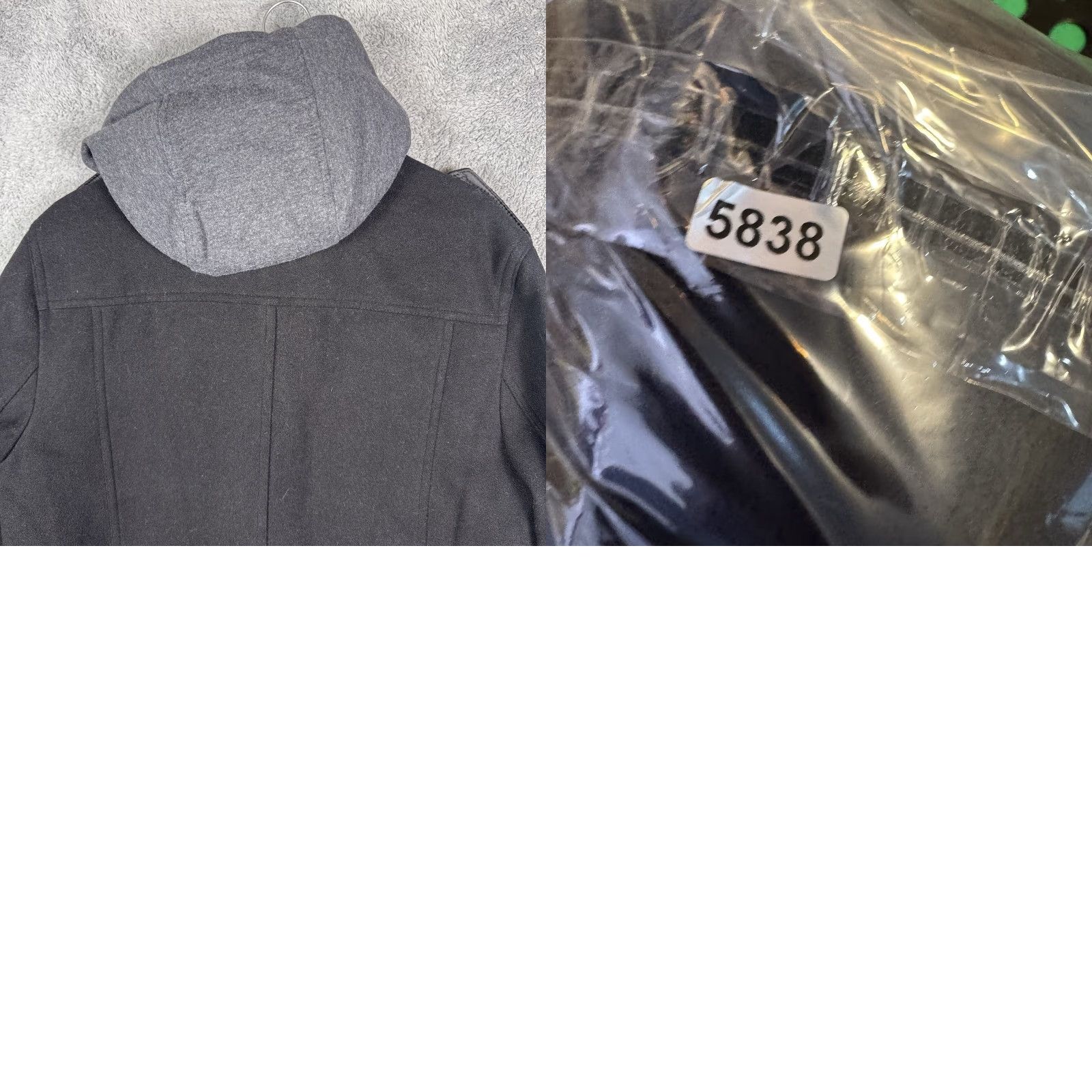 Levi's Levi’s Jacket Men’s S Military Trucker Quilted Wool Blend Pea Coat Full Zip Black Wool Blend Solid City Classic Outdoor Fall Winter 90s Mens Size US S / EU 44-46 / 1 - 9 Thumbnail
