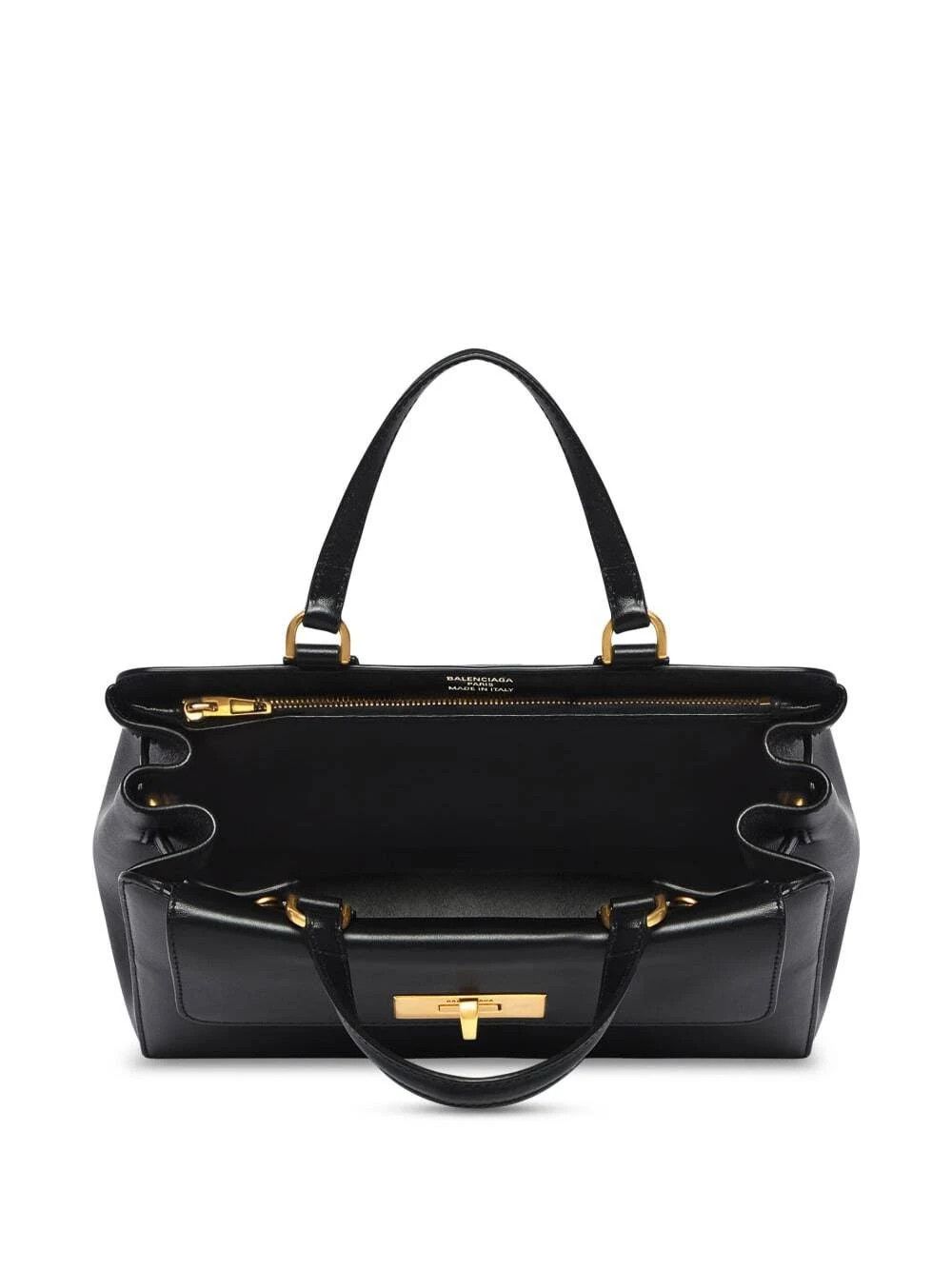 直営店☆BALENCIAGA☆ MONEY Small トートバッグ/ BLACK バレンシアガ マネー スモール トートバッグ