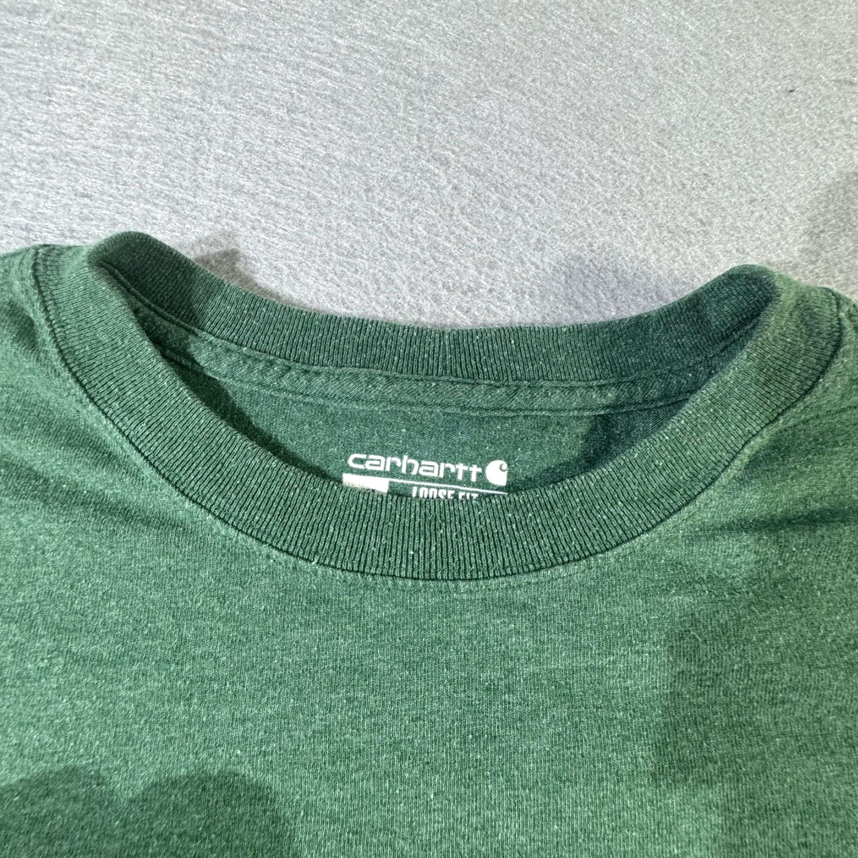 Carhartt VINTAGE Carhartt T-Shirt Men 2XL Green Workwear Short Sleeve Crew Neck Cotton Blend Loose Fit Pockets Casual Size US XXL / EU 58 / 5 - 5 Thumbnail