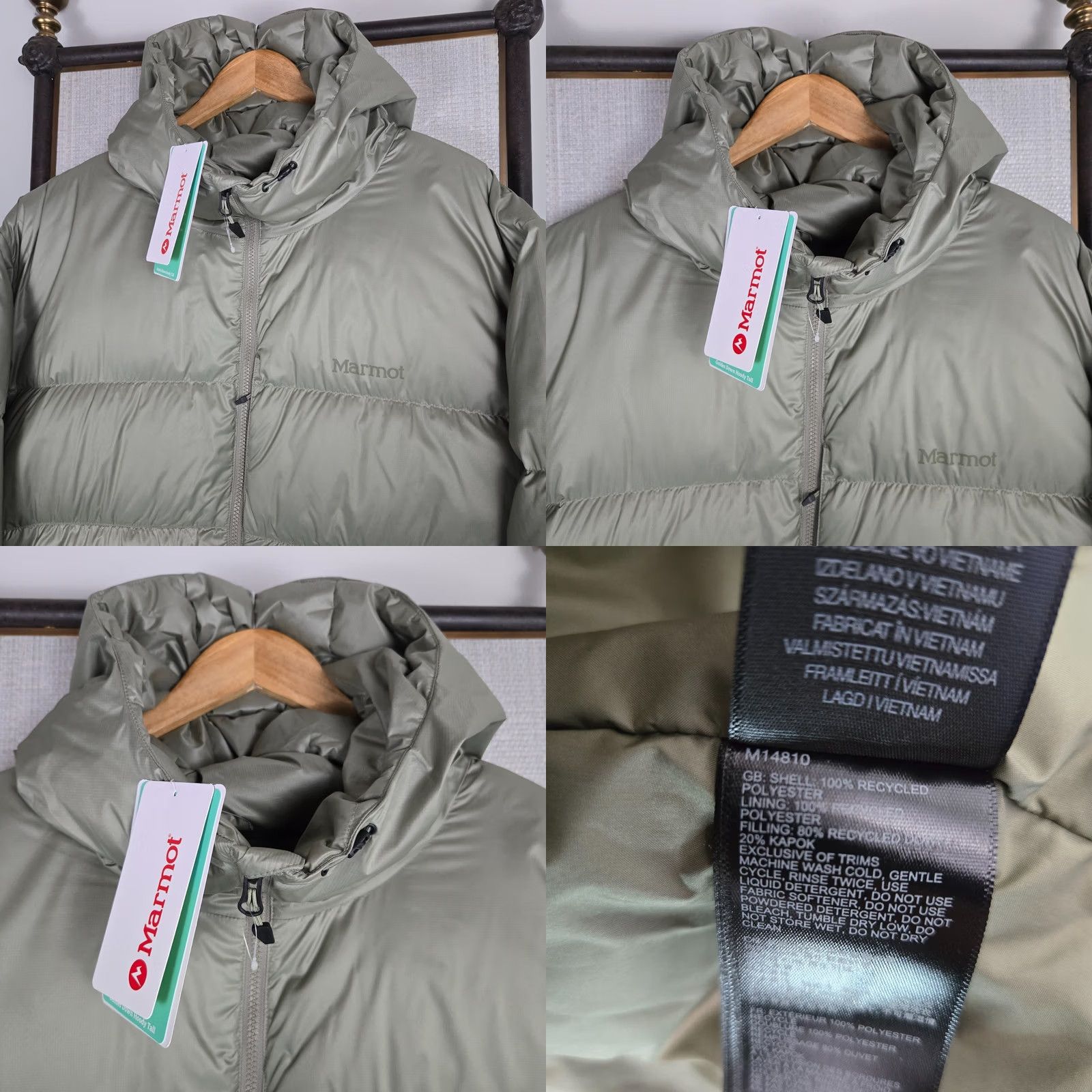 Marmot Marmot 700 Down Hooded Jacket Mens 3XL Green Full Zip Down Coat Full Zip 700 Marmot Down Jacket Mens 3XL Green Size US XXL / EU 58 / 5 - 10 Thumbnail