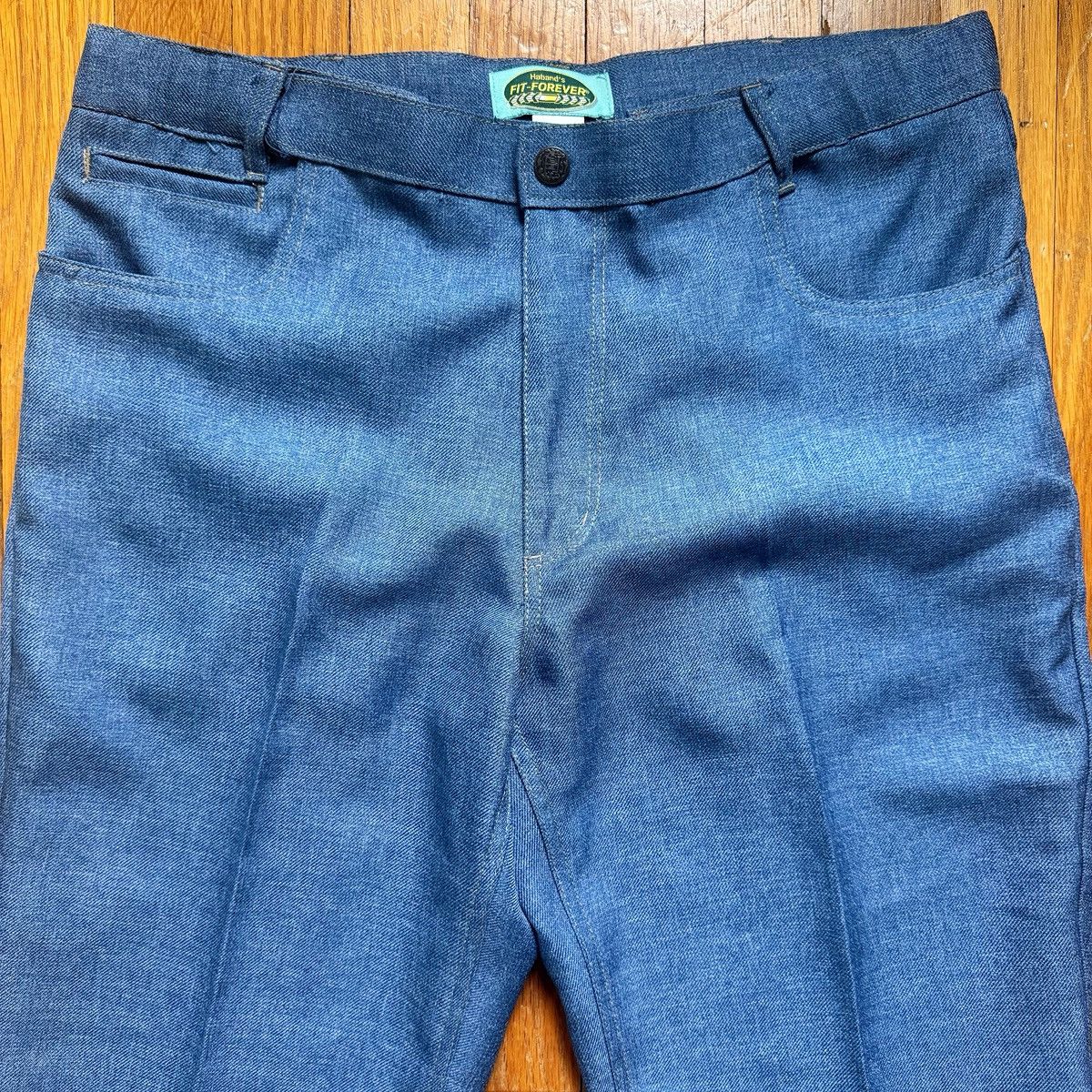 Haband Vintage Haband Fit-Forever Polyester Denim Style Trousers Size US 34 / EU 50 - 2 Thumbnail