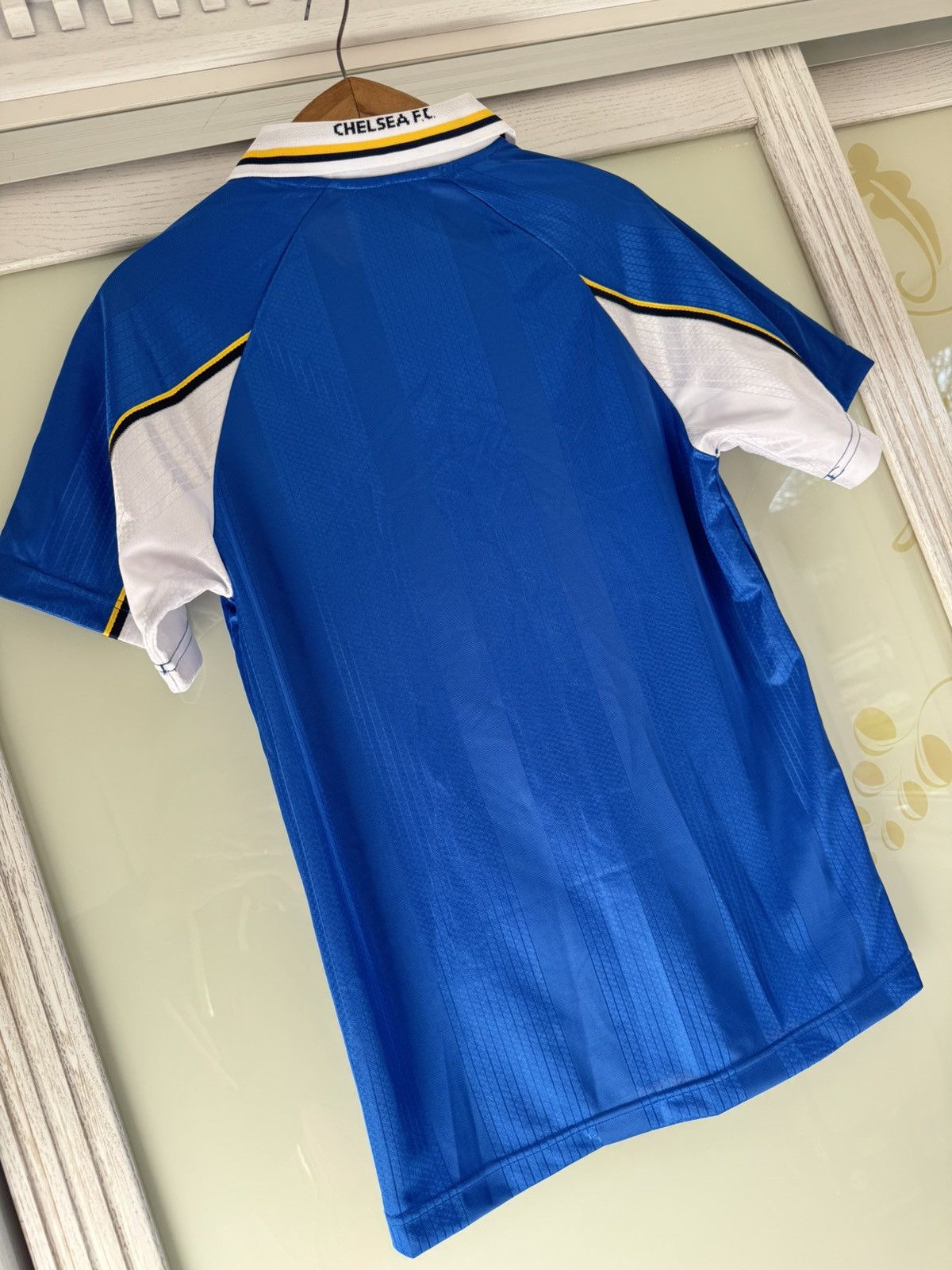 Umbro Vintage Chelsea 1997-1999 Score Draw Home Soccer Jersey Kit Size US S / EU 44-46 / 1 - 9 Thumbnail