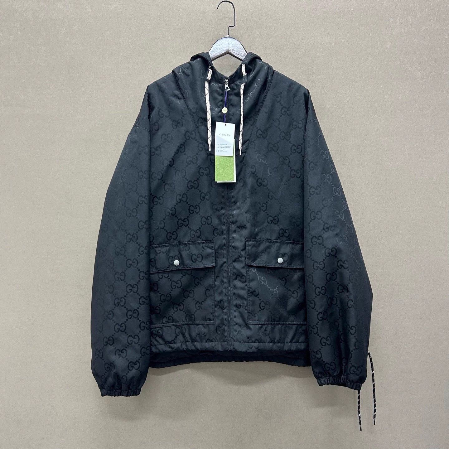 Gucci Gucci GG Allover Print Hooded Jacket New 60 Size US XXL / EU 58 / 5 - 1 Thumbnail