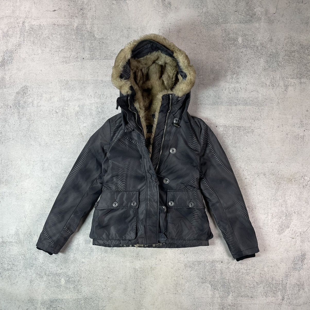 leather fur jacket Rick Owens opium LGB