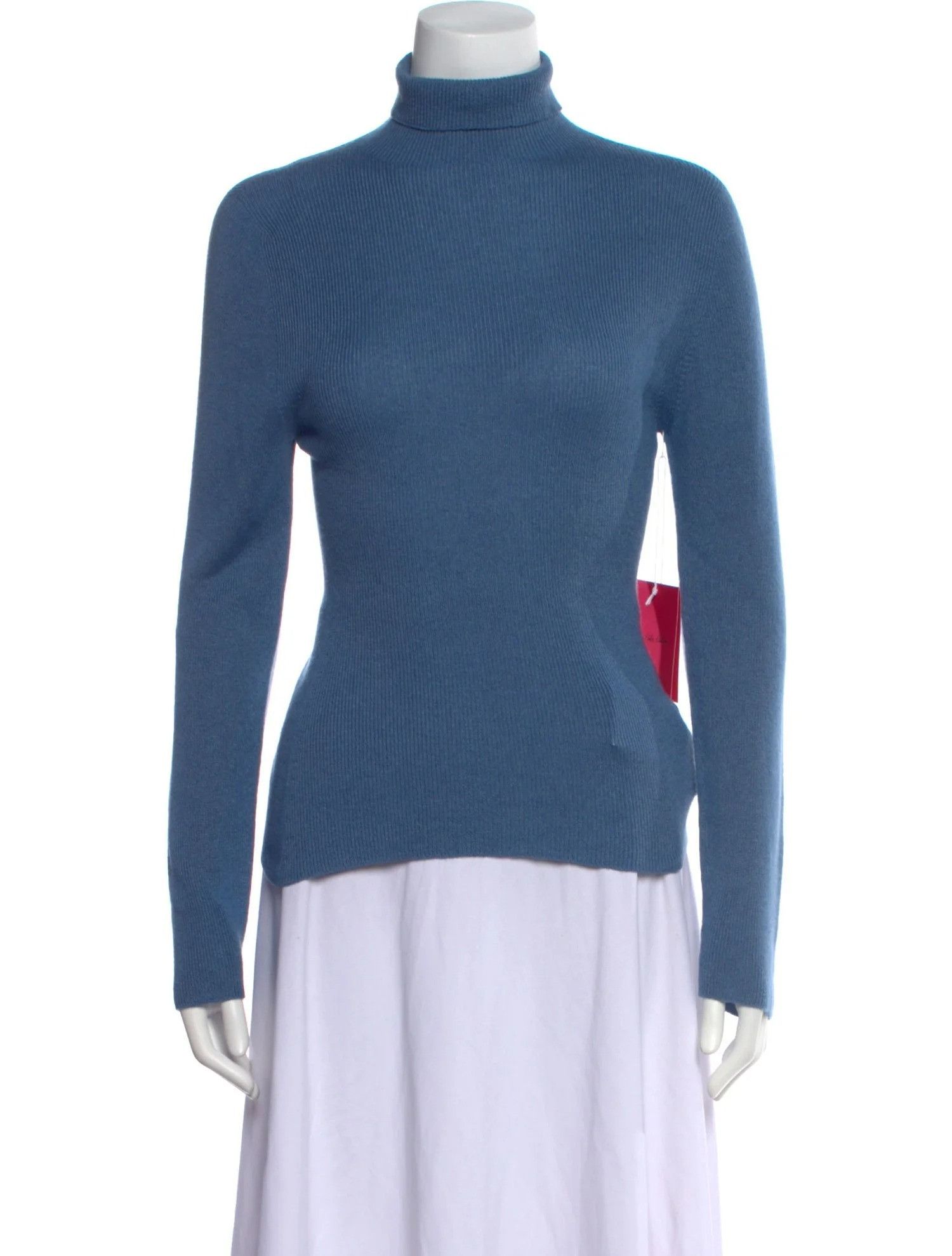 $650 The Elder Statesman Delicash Peacock Turtleneck