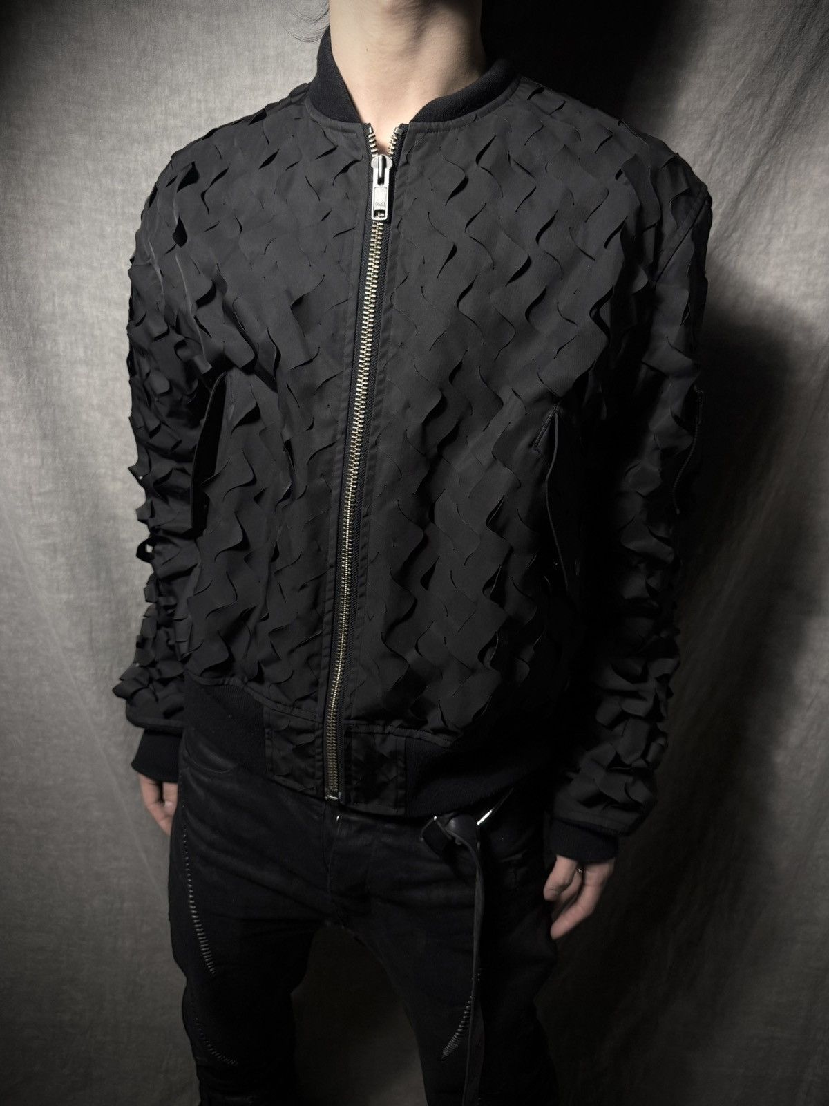 JOHN LAWRENCE SULLIVAN John Lawrence Sullivan 17AW 3D Woven Ribbon MA-1 Bomber Size US L / EU 52-54 / 3 - 2 Thumbnail