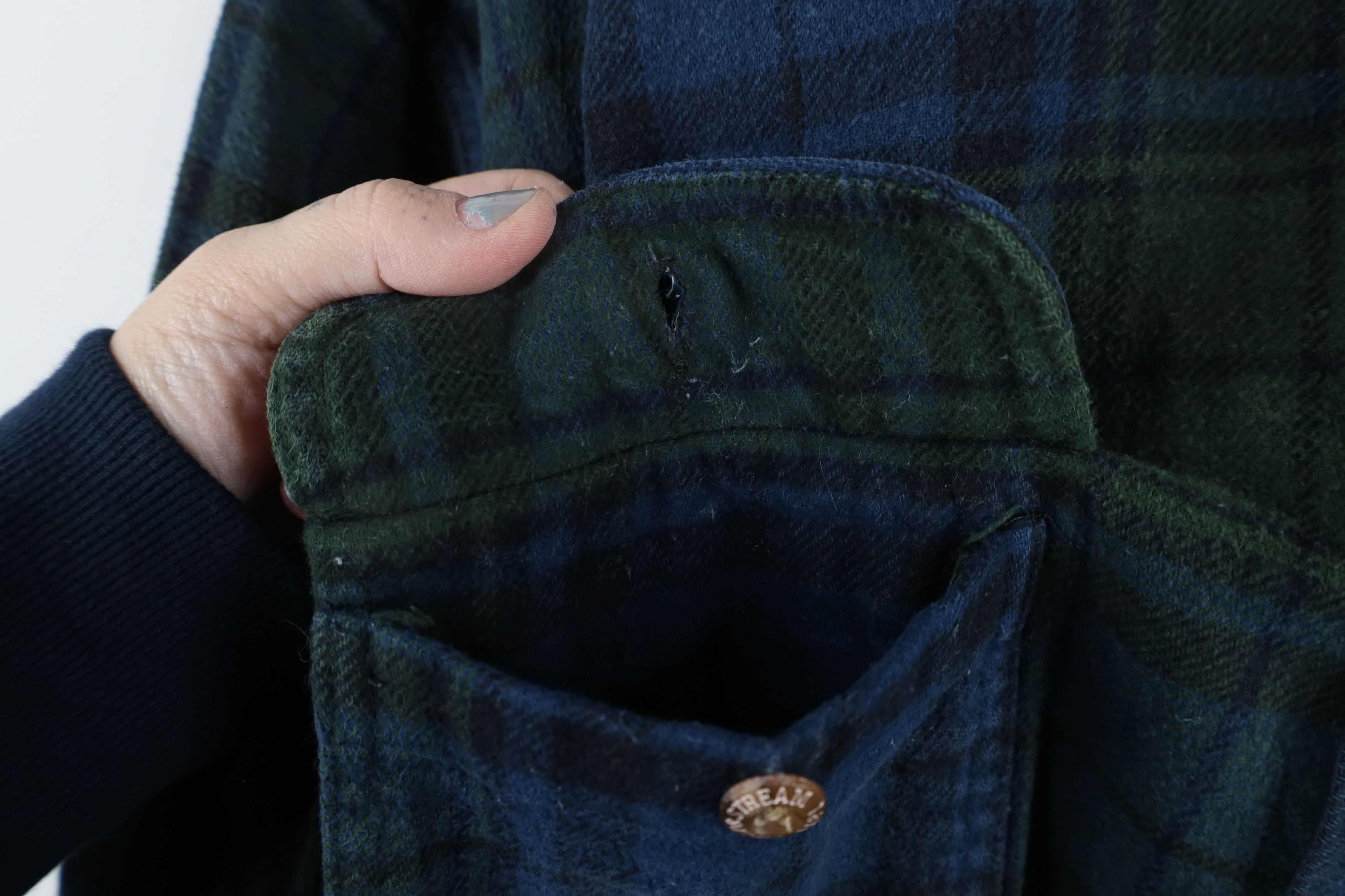 Vintage Vintage 90s Streetwear Heavyweight Flannel Button Shirt Size US XXL / EU 58 / 5 - 9 Thumbnail